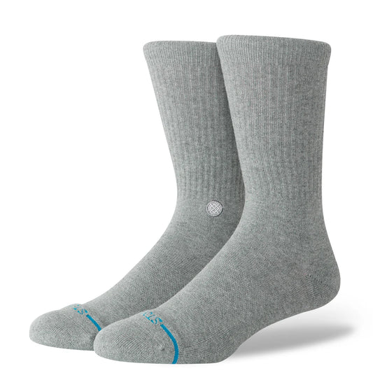 STANCE - ICON CREW - GREY HEATHER