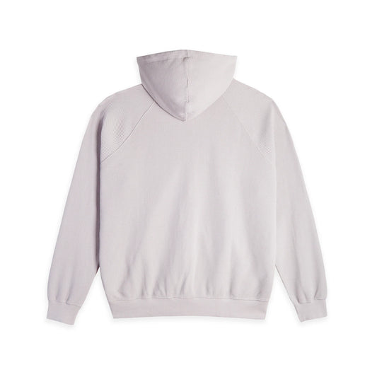 POLAR - WAFFLE ZIP HOOD - PALE TAUPE
