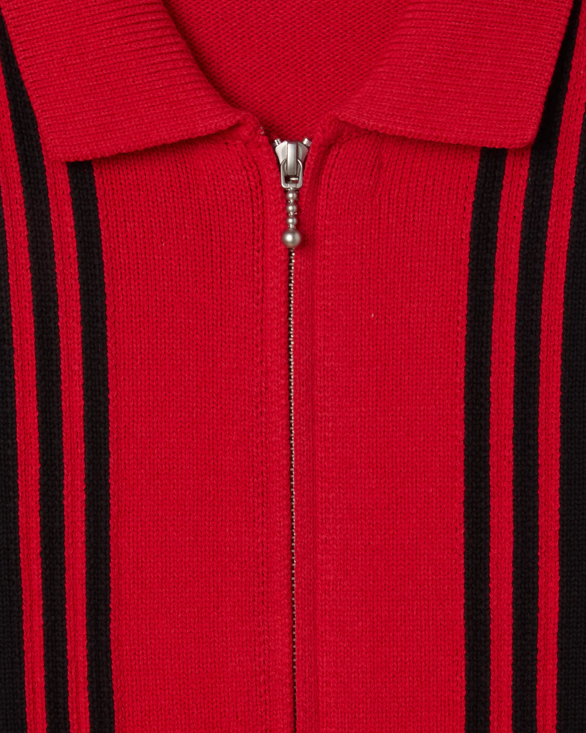 OBEY - MATT ZIP-UP SWEATER - RED MULTI