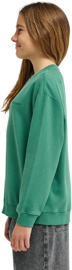 ELEMENT - LOWCASE PIGMENT YOUTH CREWNECK - FIR GREEN