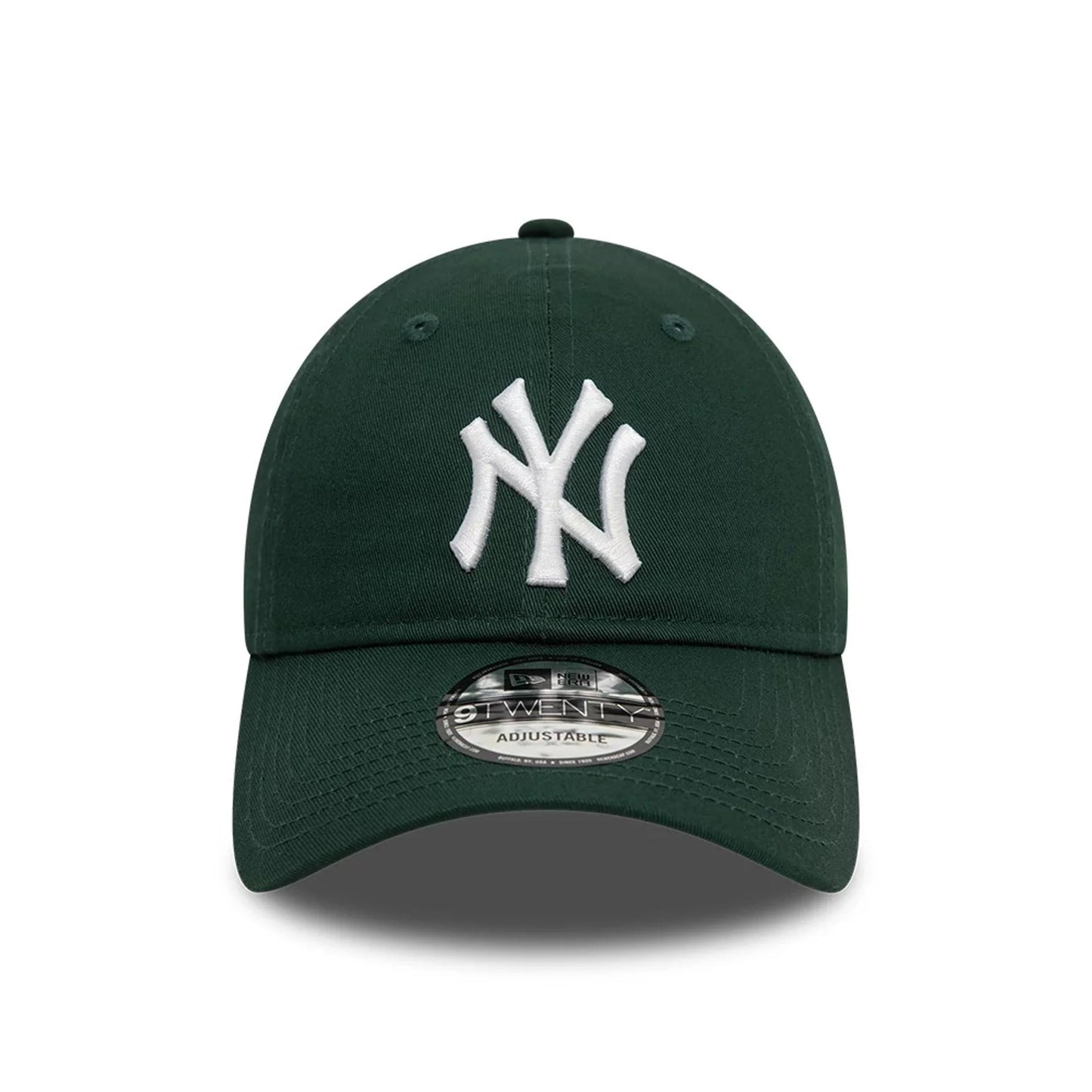 NEW ERA - 9TWENTY NEW YORK YANKEES LEAGUE ESSENTIAL CAP - OSFA - DARK GREEN/WHITE