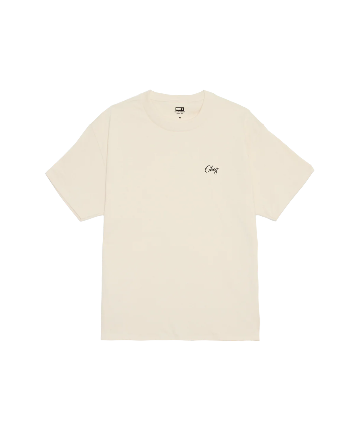 OBEY - PAPER ROSE TEE - CREAM