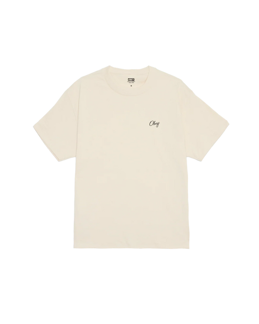 OBEY - PAPER ROSE TEE - CREAM