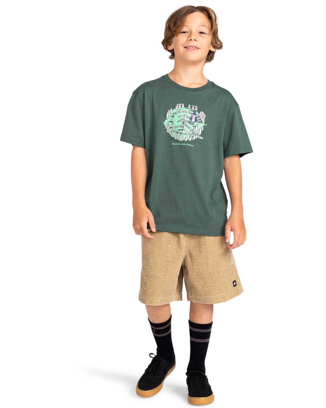 ELEMENT - MAGICAL PLACES SS YOUTH TEE - GARDEN TOPIARY