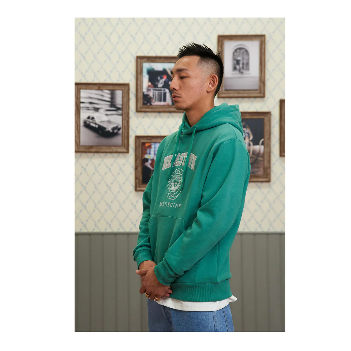 HELAS - HELASTOWN HOODIE - GREEN
