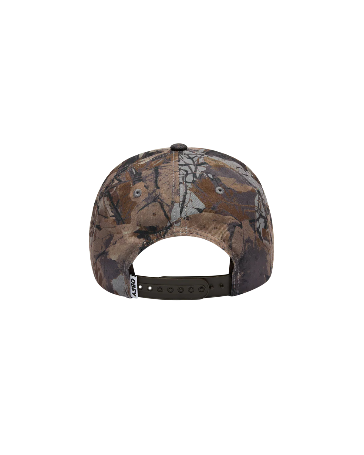 OBEY - DELTA 5 PANEL STRAPBACK -  FENCE CAMO MULTI