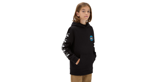 VANS - 66 SHREDDERS YOUTH PULLOVER HOODIE - BLACK