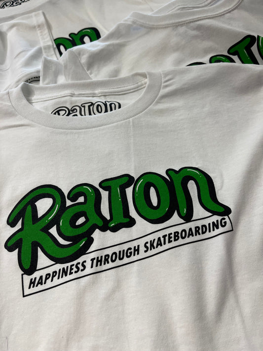 RAION - HAPPINESS TEE - WHITE