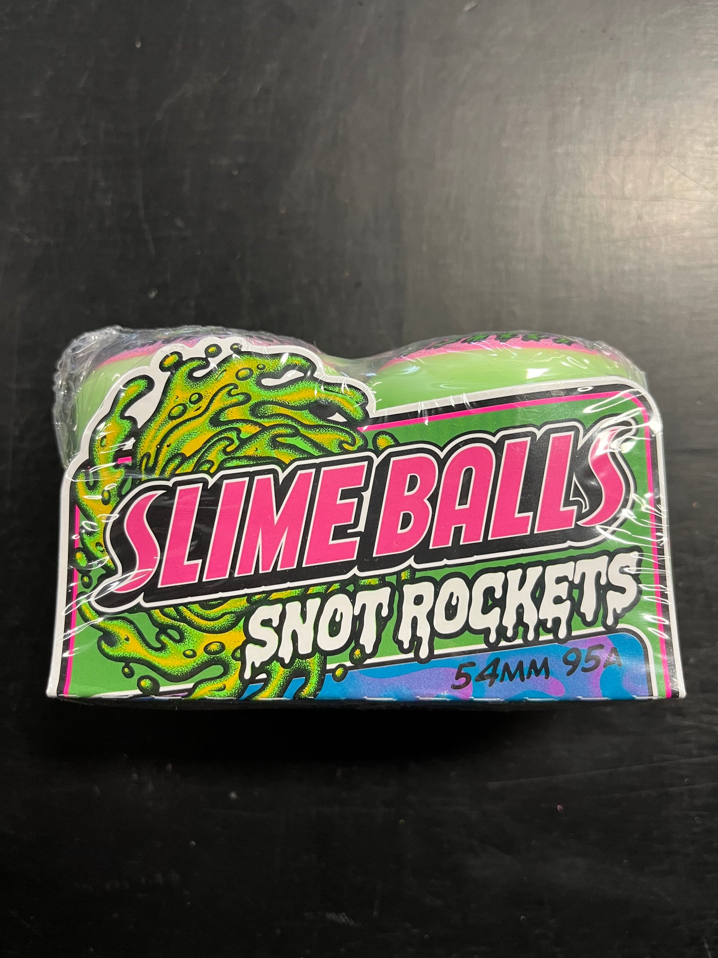 SLIME BALLS - SNOT ROCKETS - ACID GREEN - 95A - 54MM