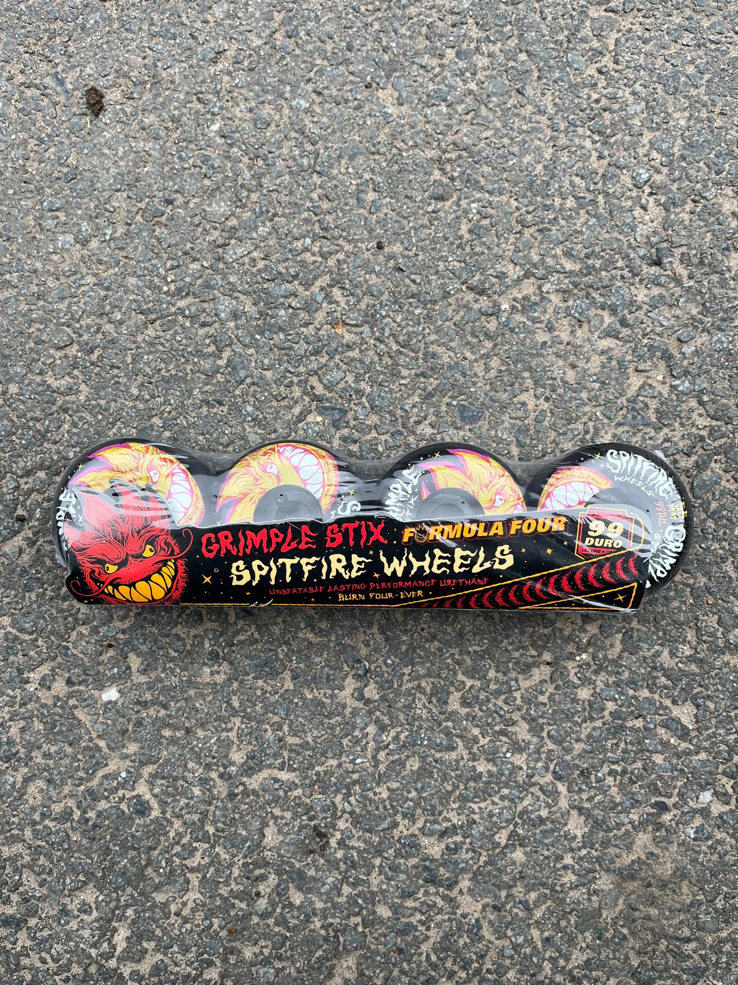 SPITFIRE - FORMULA FOUR LOCK-IN FULL GRIMPLEHEAD BLACK - 99D - 55MM