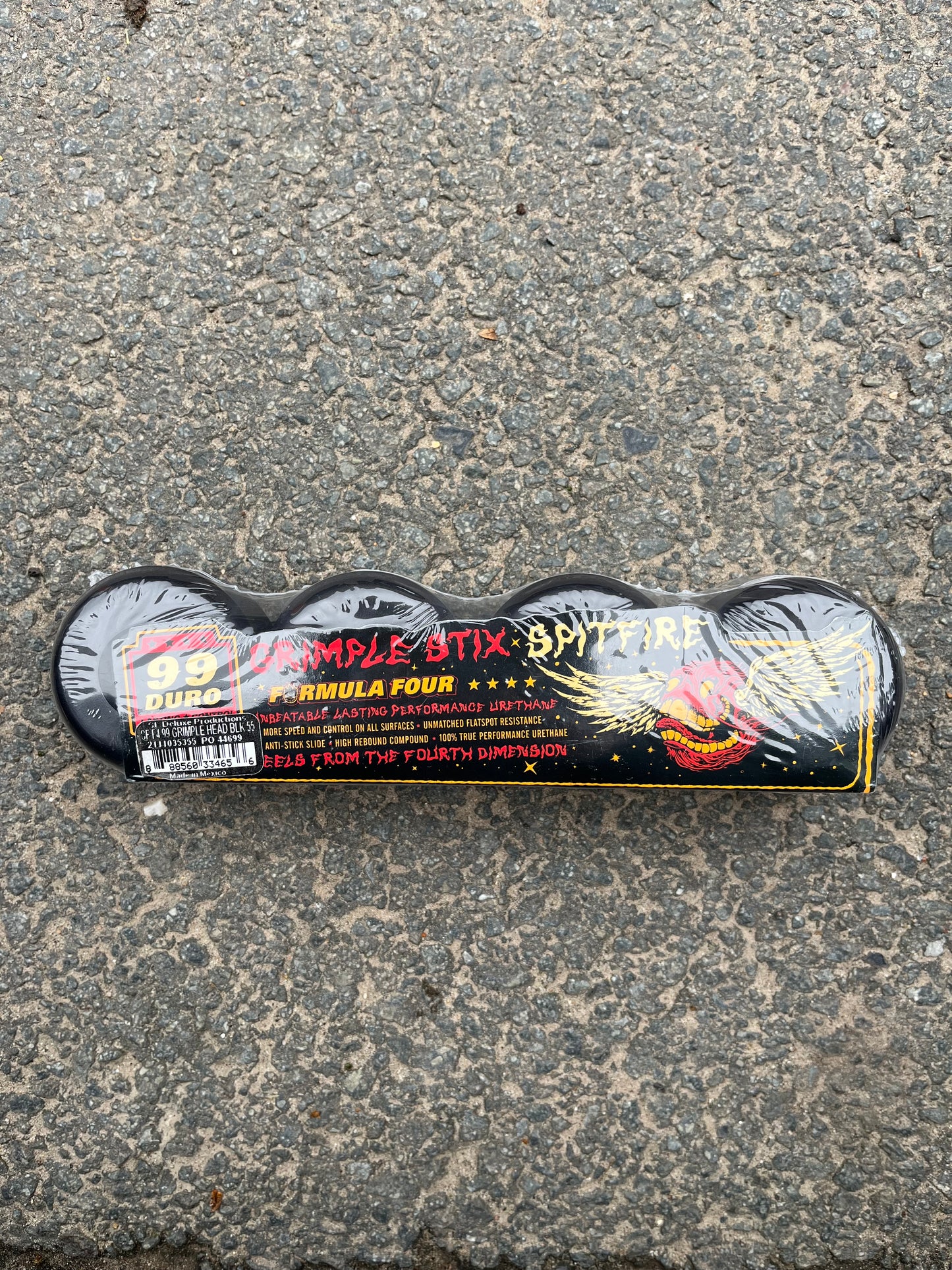 SPITFIRE - FORMULA FOUR LOCK-IN FULL GRIMPLEHEAD BLACK - 99D - 55MM