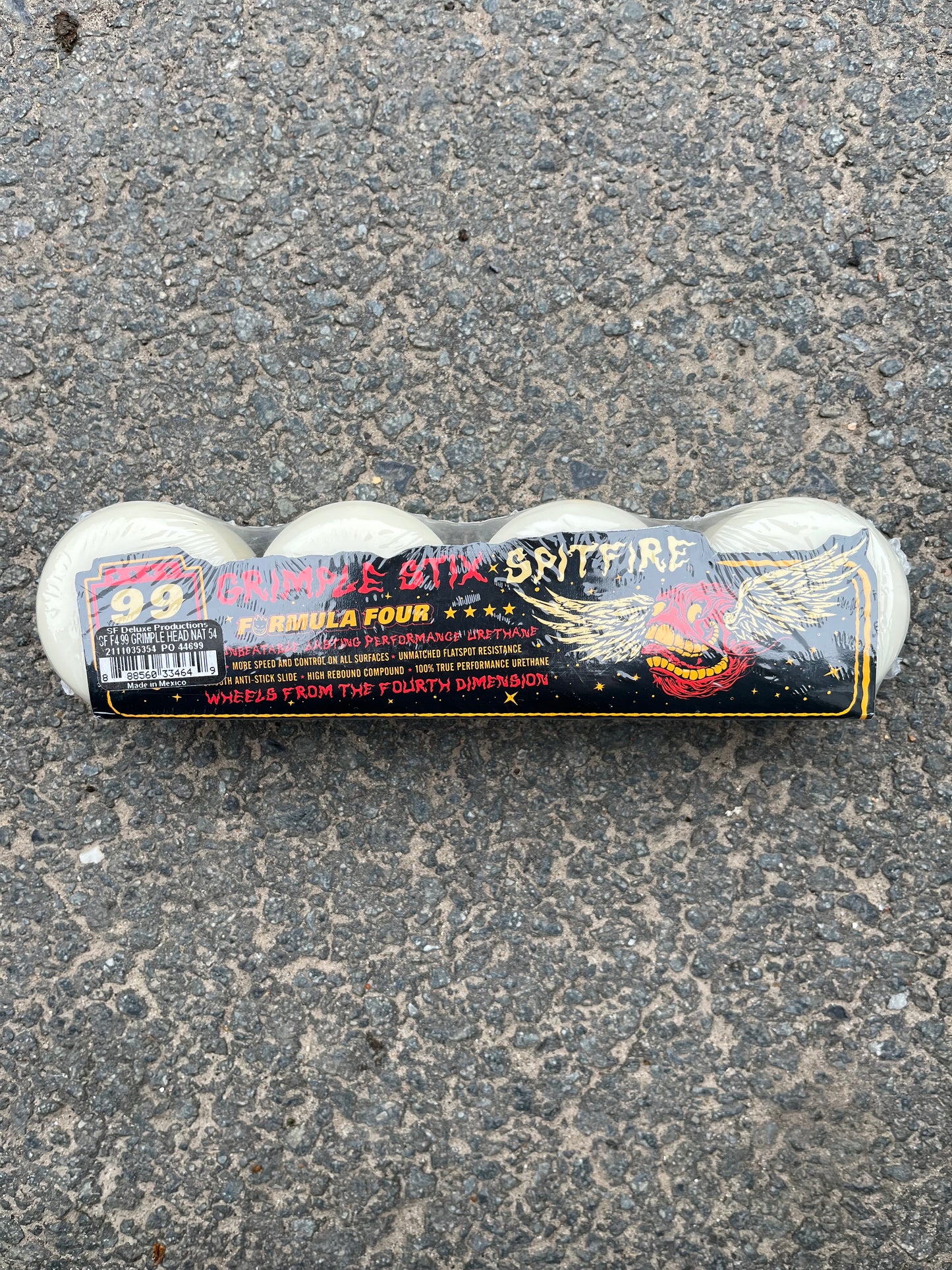 SPITFIRE - FORMULA FOUR LOCK-IN FULL GRIMPLEHEAD NATURAL - 99D - 54MM