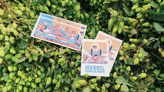 MARCEL - HOPS N POPS POST CARD SET (6 PIECE)