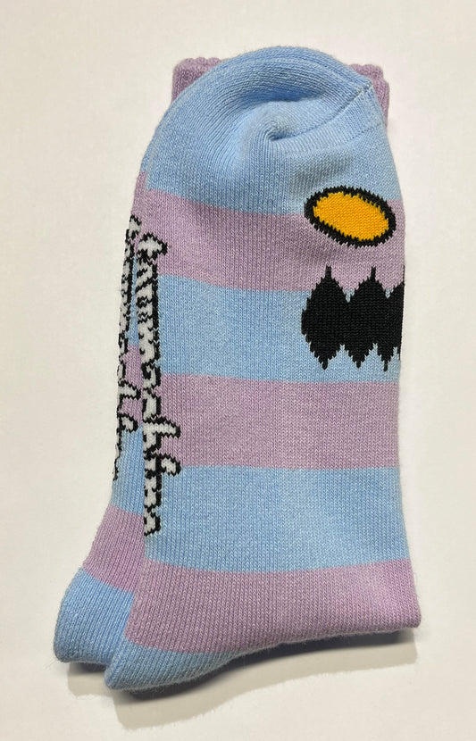 TOY MACHINE - MONSTER SOCK - BABY PINK/BLUE