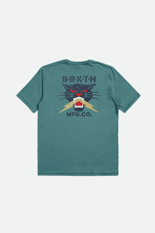 BRIXTON - SPARKS S/S TLRT - SPRUCE