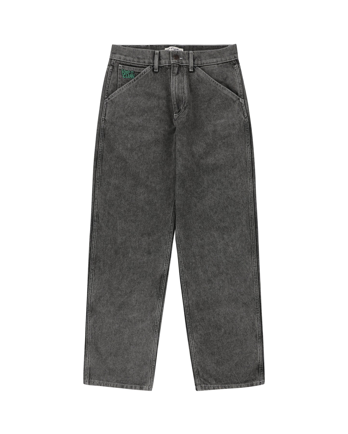 KEEP IT CLEAN - RELAXED PANT - ULTRA FADED BLACK