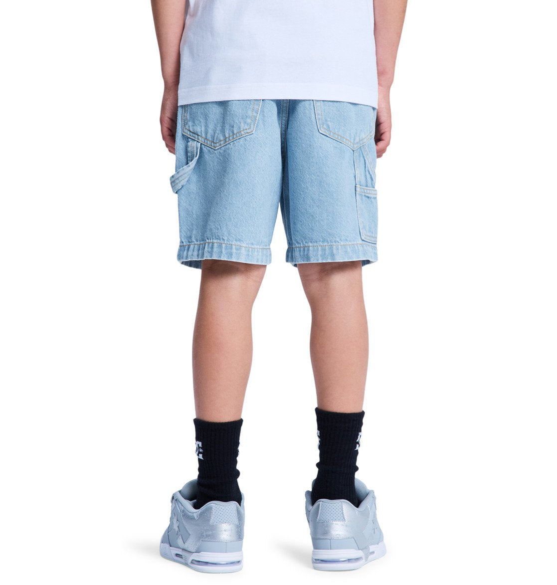 DC - CARPENTER BAGGY SHORT BOY - DENIM BLUE