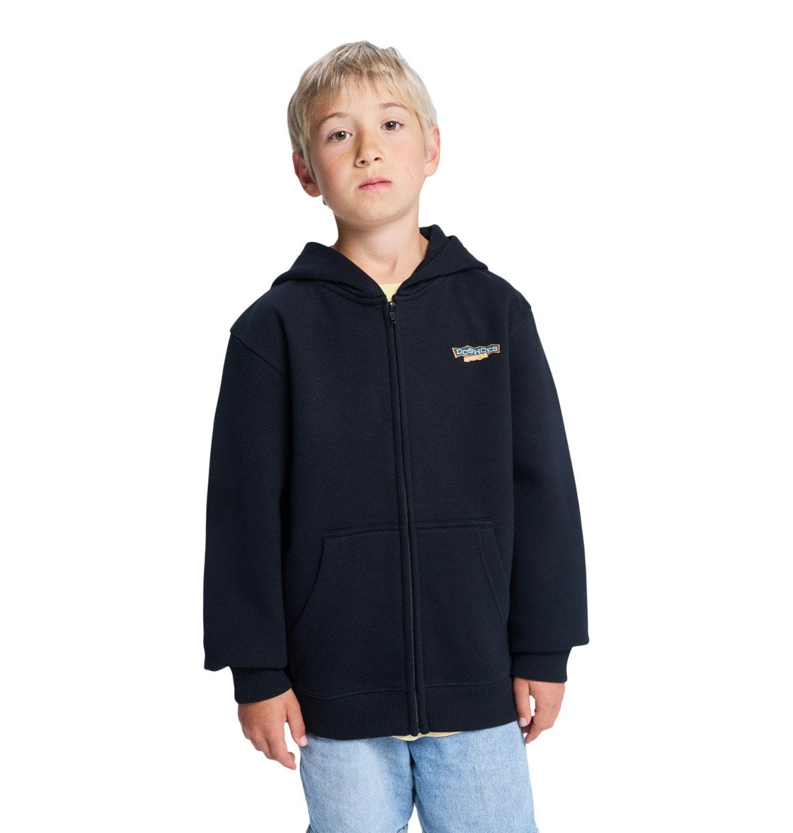 DC - PLANETARIUM YOUTH ZIP HOOD - BLACK