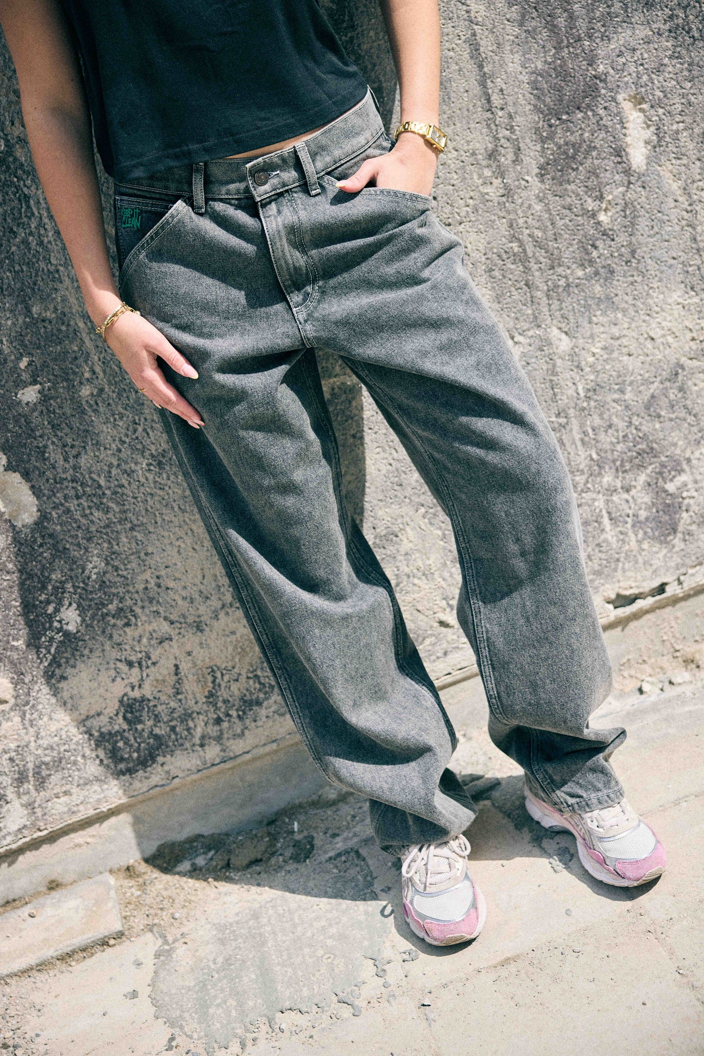 KEEP IT CLEAN - RELAXED PANT - ULTRA FADED BLACK