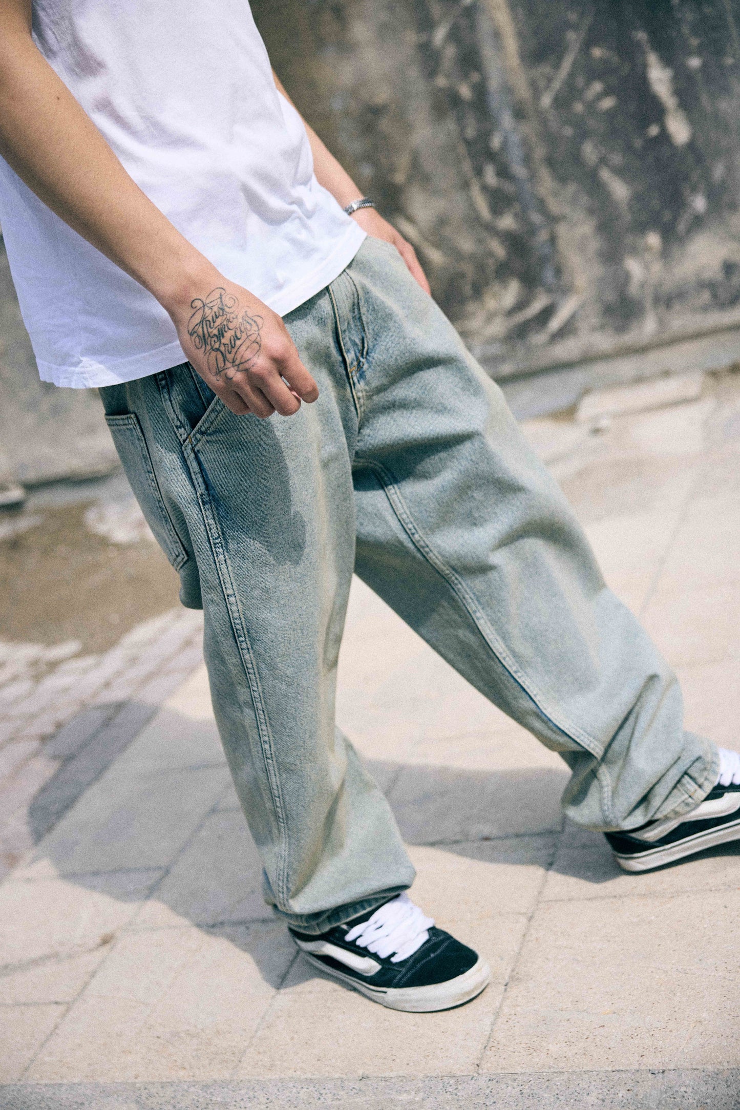 KEEP IT CLEAN - RELAXED PANT - ULTRA FADED BLUE