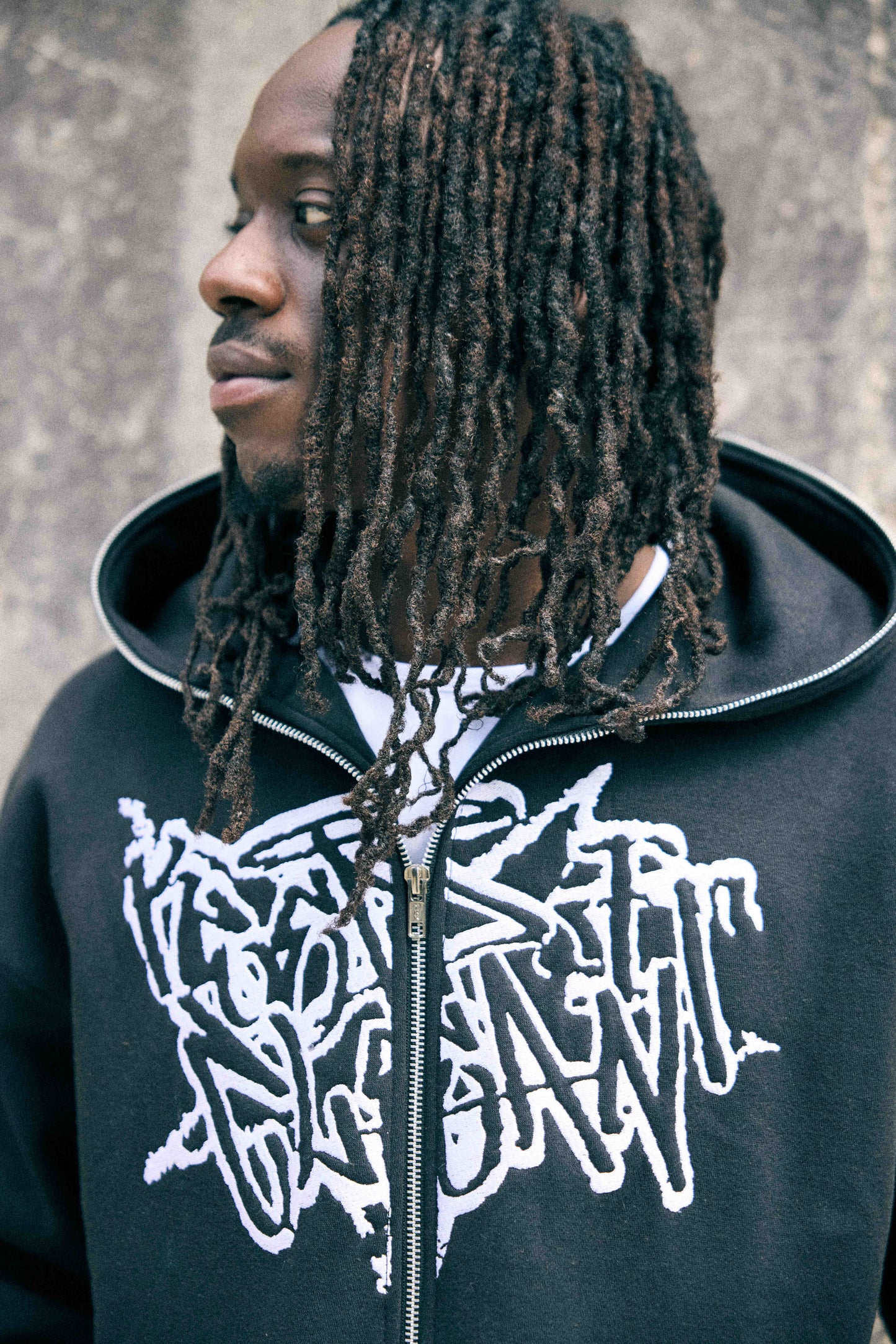 KEEP IT CLEAN - STREETCODE FULL ZIP HOOD - BLACK
