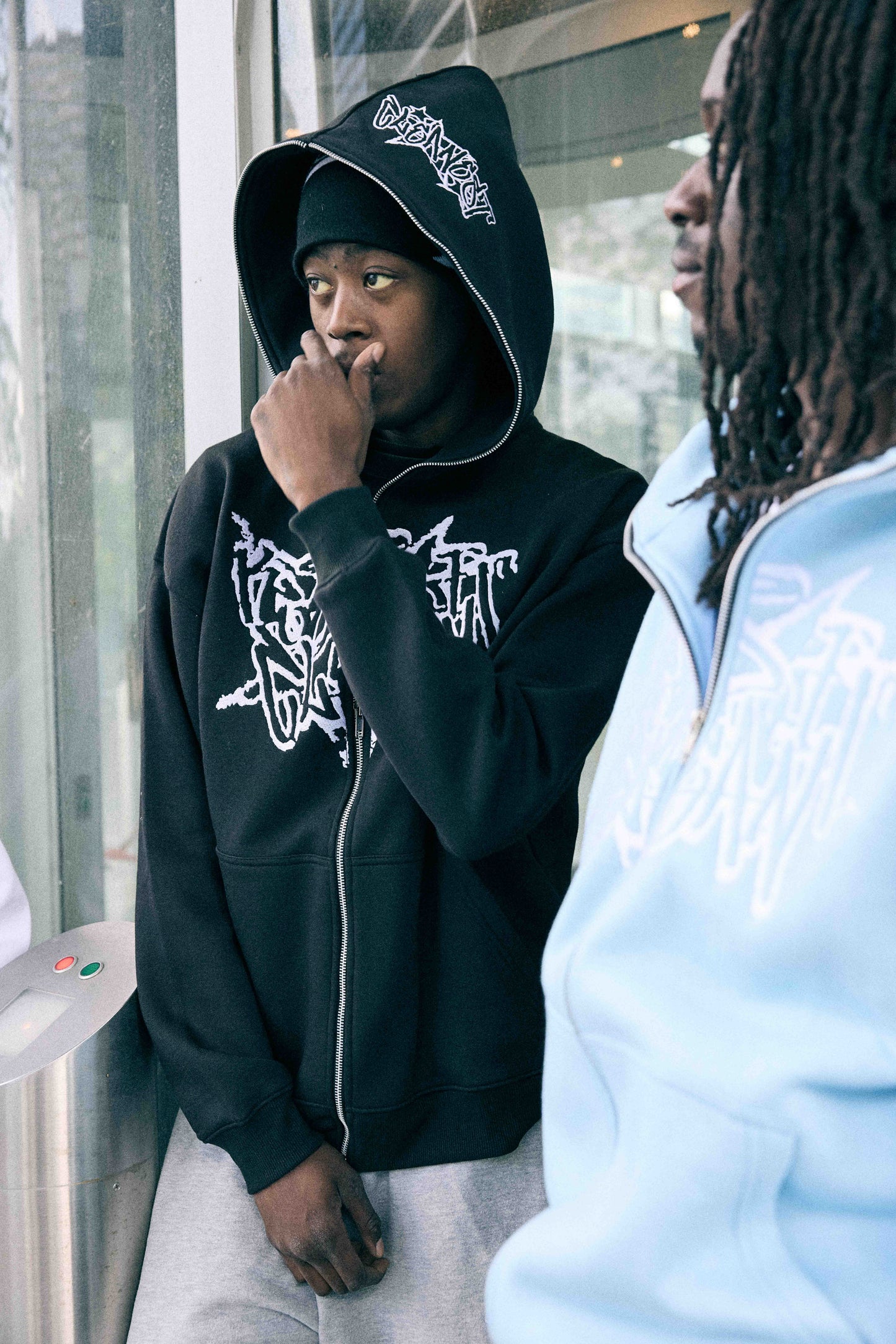 KEEP IT CLEAN - STREETCODE FULL ZIP HOOD - BLACK