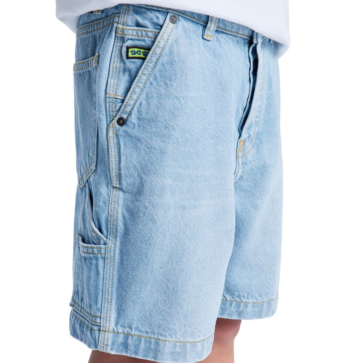 DC - CARPENTER BAGGY SHORT BOY - DENIM BLUE
