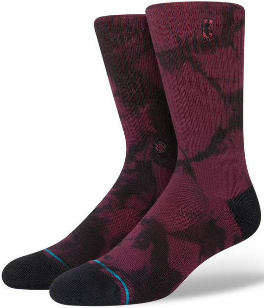 STANCE - NBA LOGOMAN DYE - MAROON