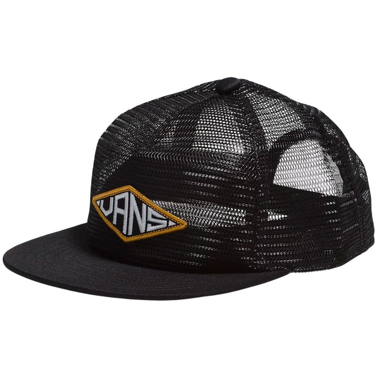 VANS - DIAMOND MESH SNAPBACK BOYS - BLACK