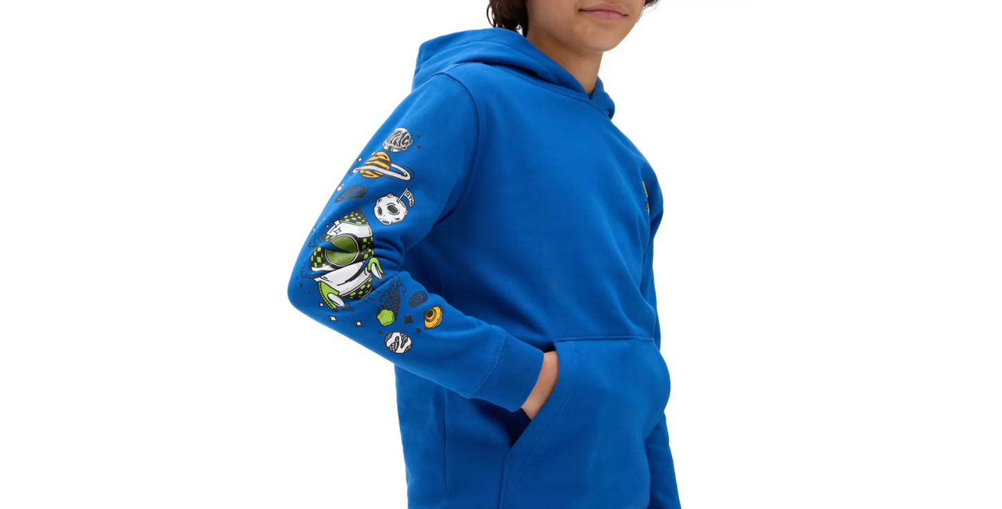 VANS - SPACE JUNK PULLOVER YOUTH HOOD - TRUE BLUE