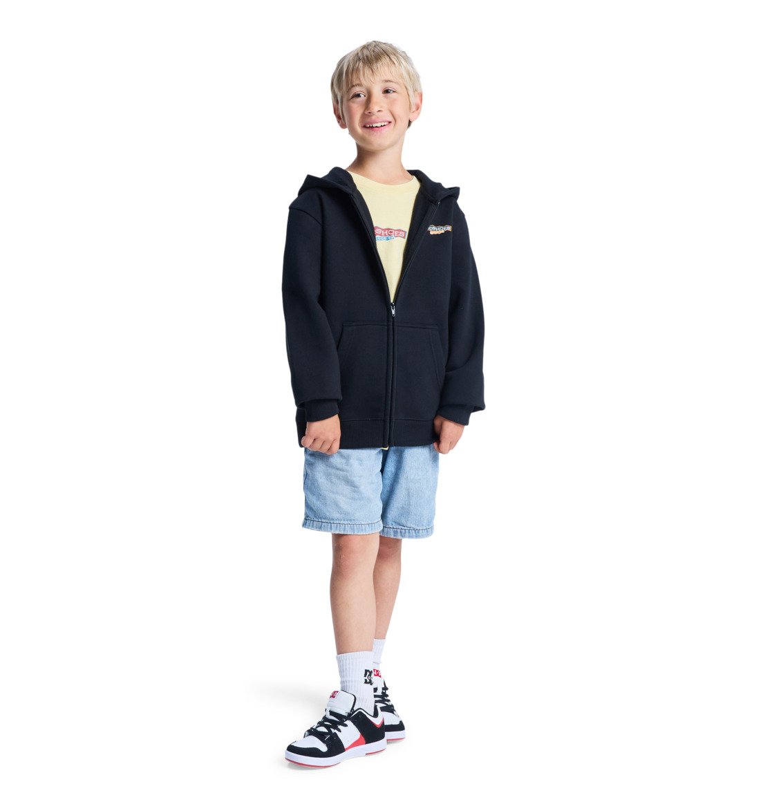 DC - PLANETARIUM YOUTH ZIP HOOD - BLACK