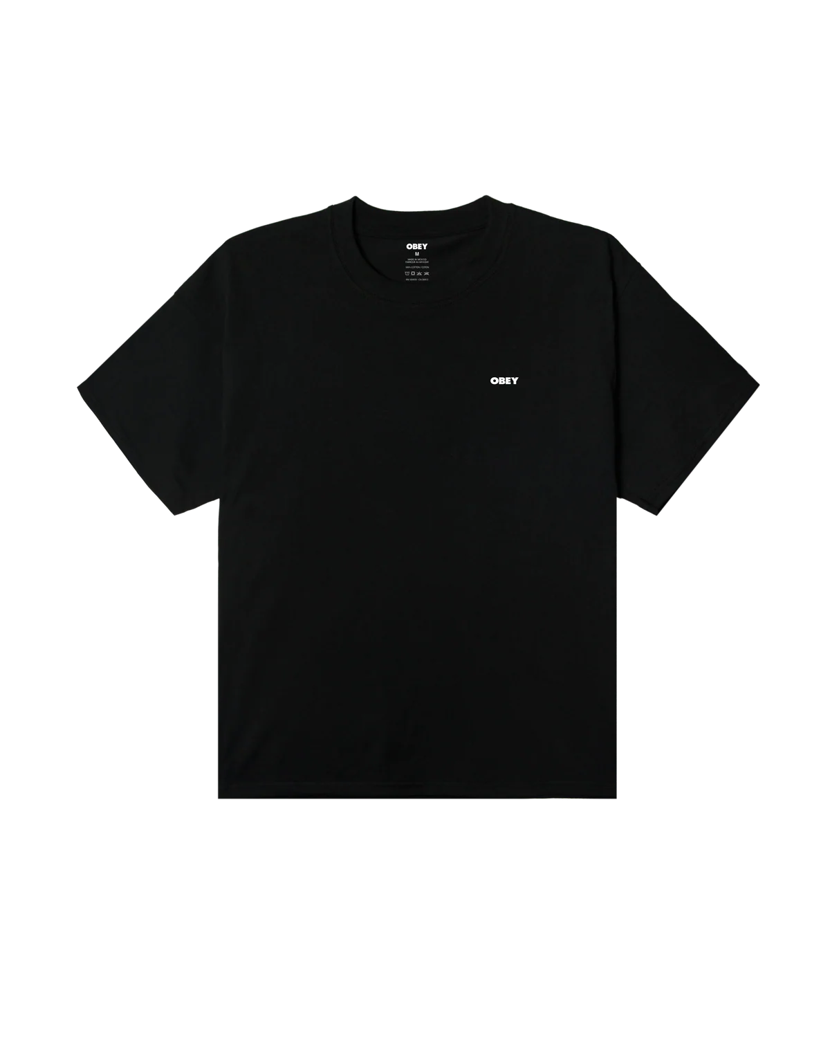 OBEY - HEAT MAP HEAVYWEIGHT TEE - BLACK