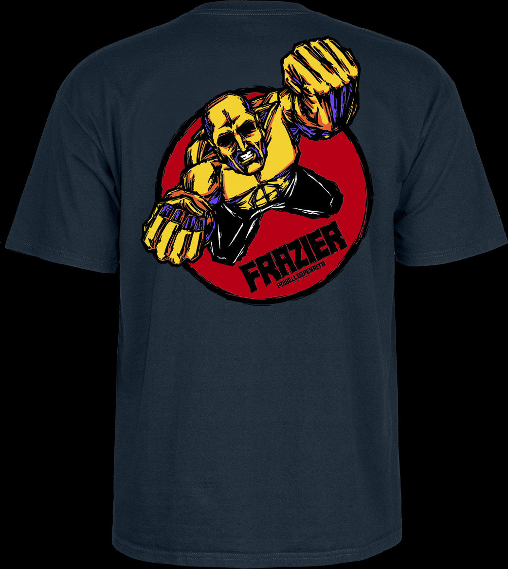 POWELL PERALTA - MIKE FRAZIER YELLOW MAN TEE - NAVY