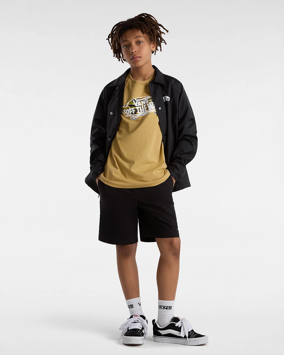 VANS - STYLE76 SS YOUTH TEE - ANTELOPE