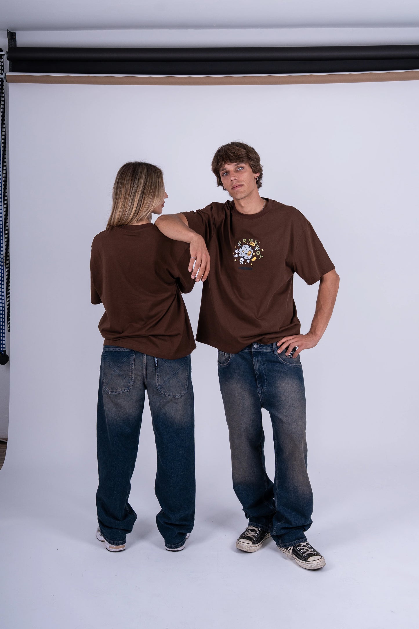 HOMEBOY - X-TRA BAGGY BLACK LABEL DENIM - DIRTY BLUE