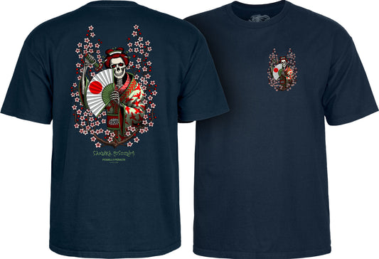 POWELL PERALTA - SAKURA YOSOZUMI TEE - NAVY