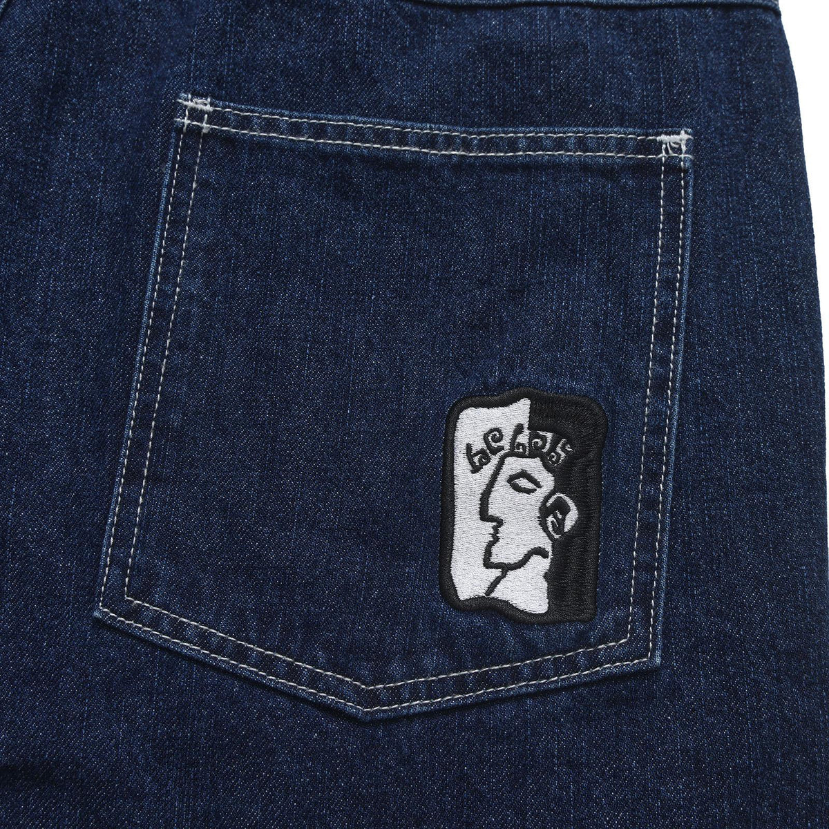 HELAS - DIEU GREC JEANS SHORT - WASHED NAVY