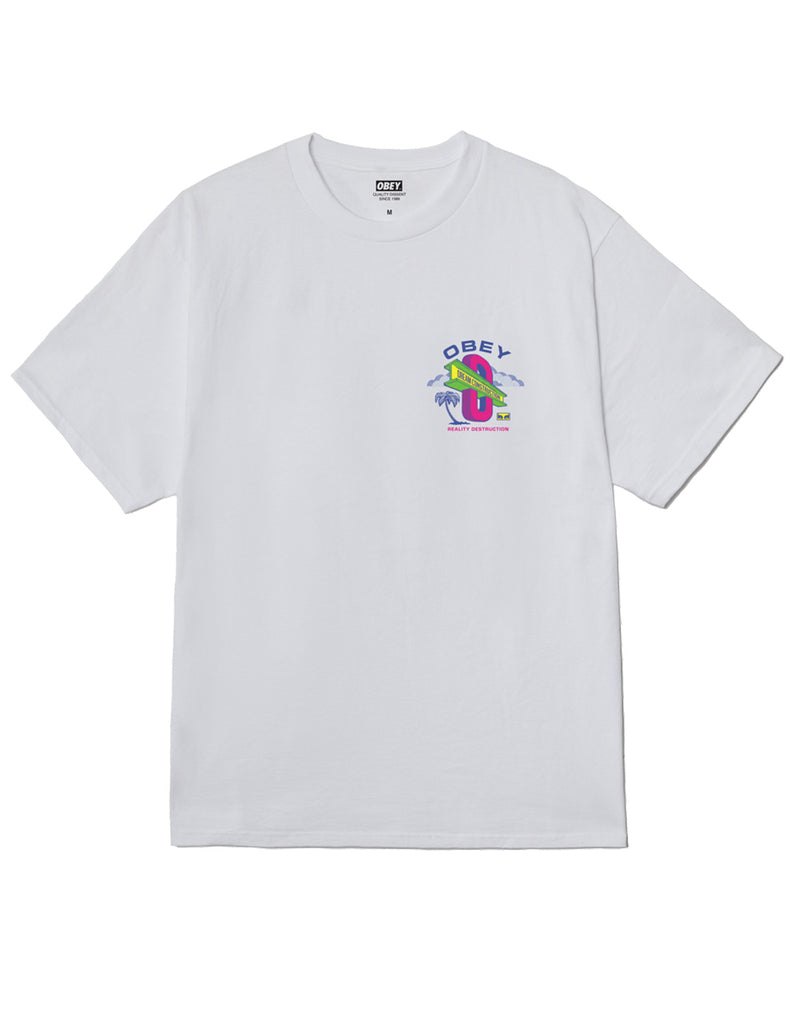 OBEY - DREAM CONSTRUCTION TEE - WHITE