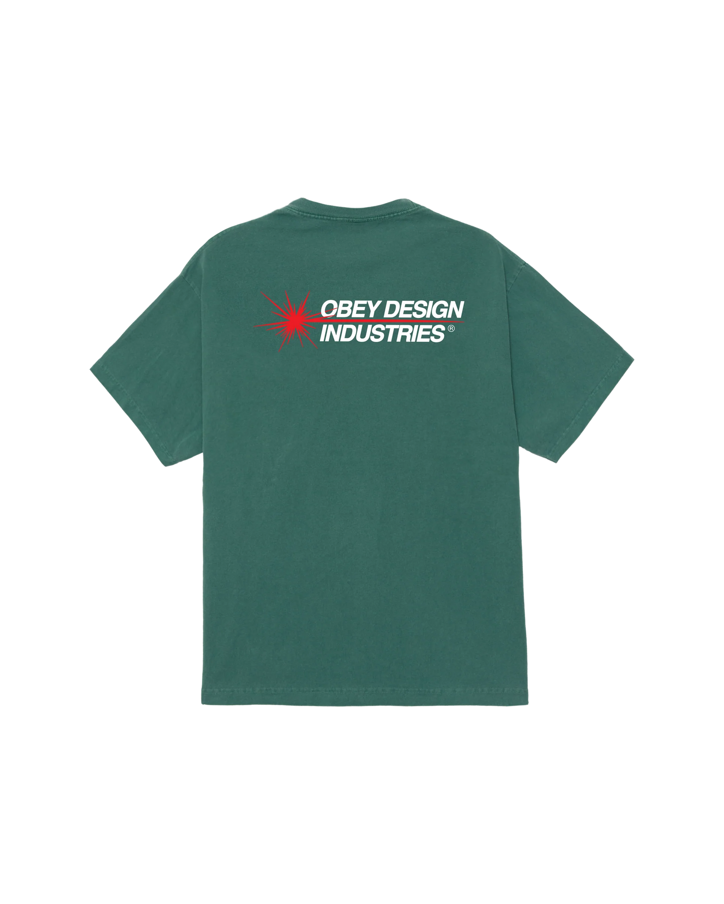 OBEY - DESIGN INDUSTRIES TEE - PIGMENT RAIN FOREST