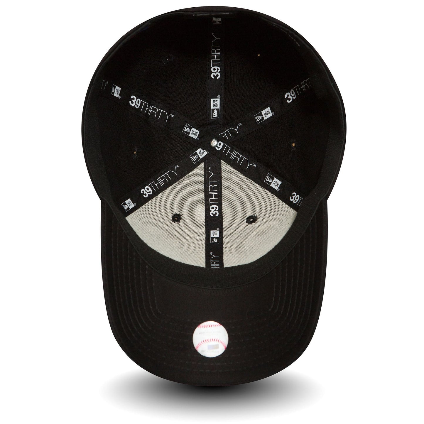 NEW ERA - 39THIRTY NEW YORK YANKEES MLB STRETCH CAP - BLACK/WHITE