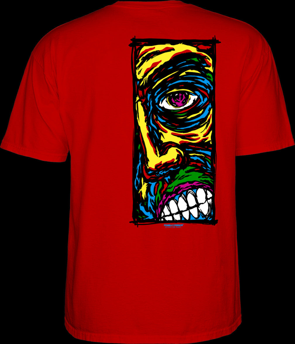 POWELL PERALTA - LANCE CONKLIN FACE TEE - RED