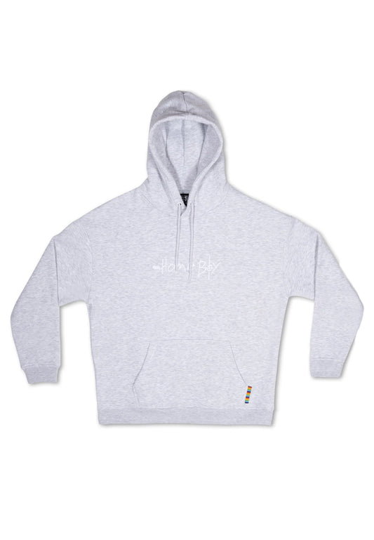 HOMEBOY - PENCIL HOOD - GREY HEATHER