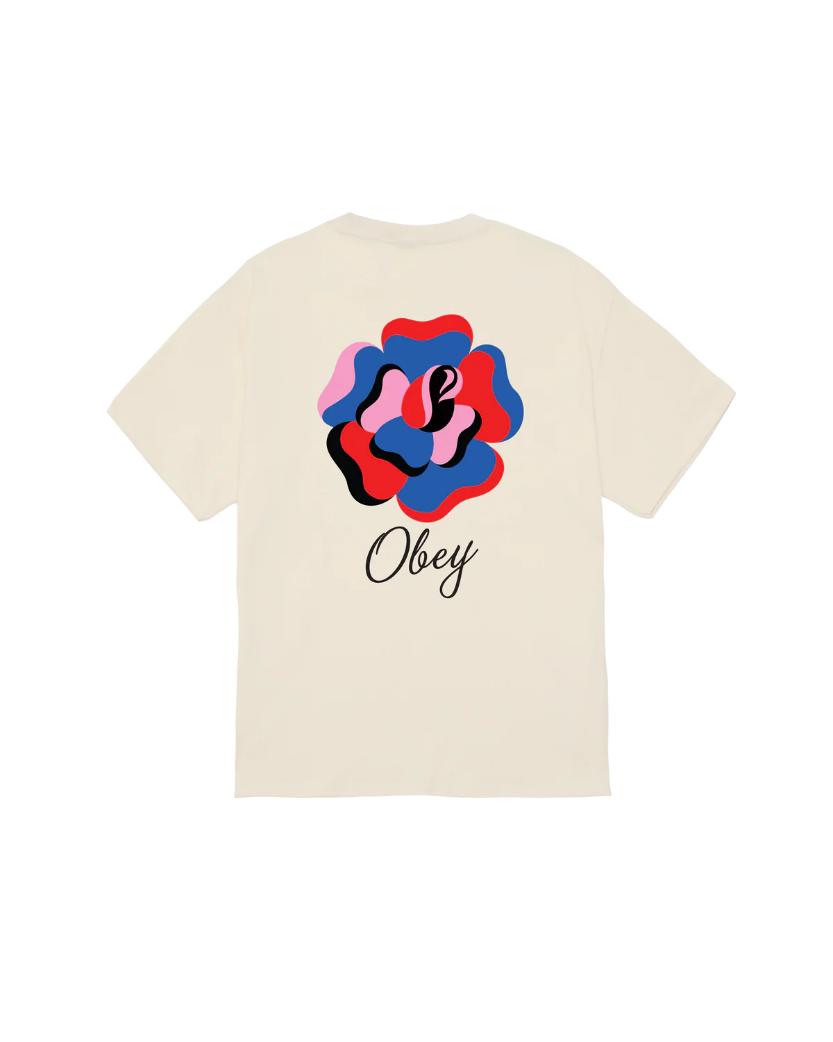 OBEY - PAPER ROSE TEE - CREAM