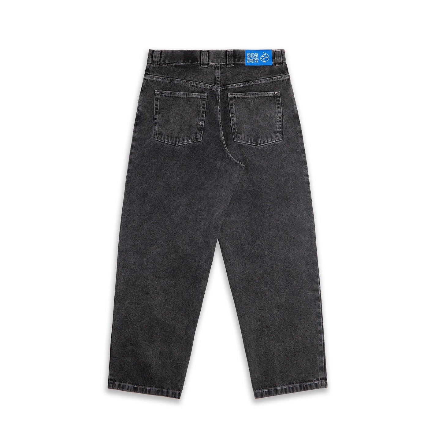 POLAR - BIG BOY JEANS OG LOGO - SILVER BLACK