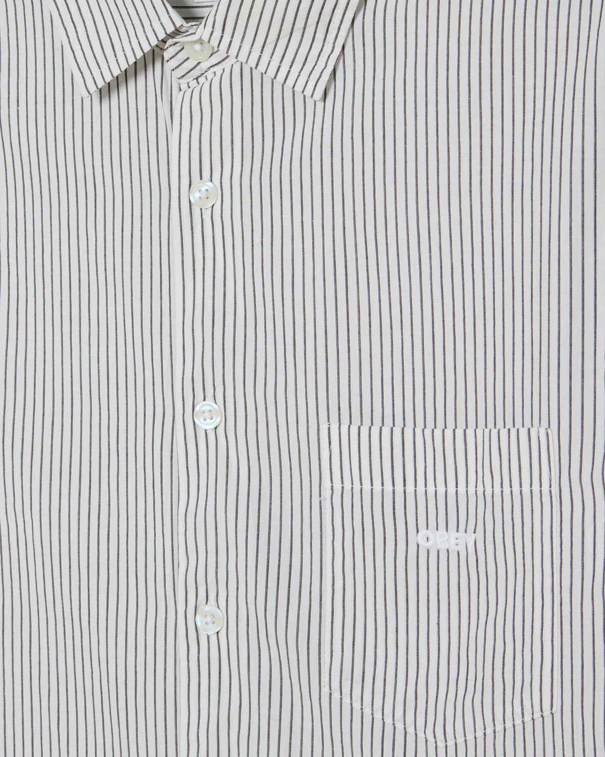 OBEY - ISAAC LS SHIRT - BLACK MULTI