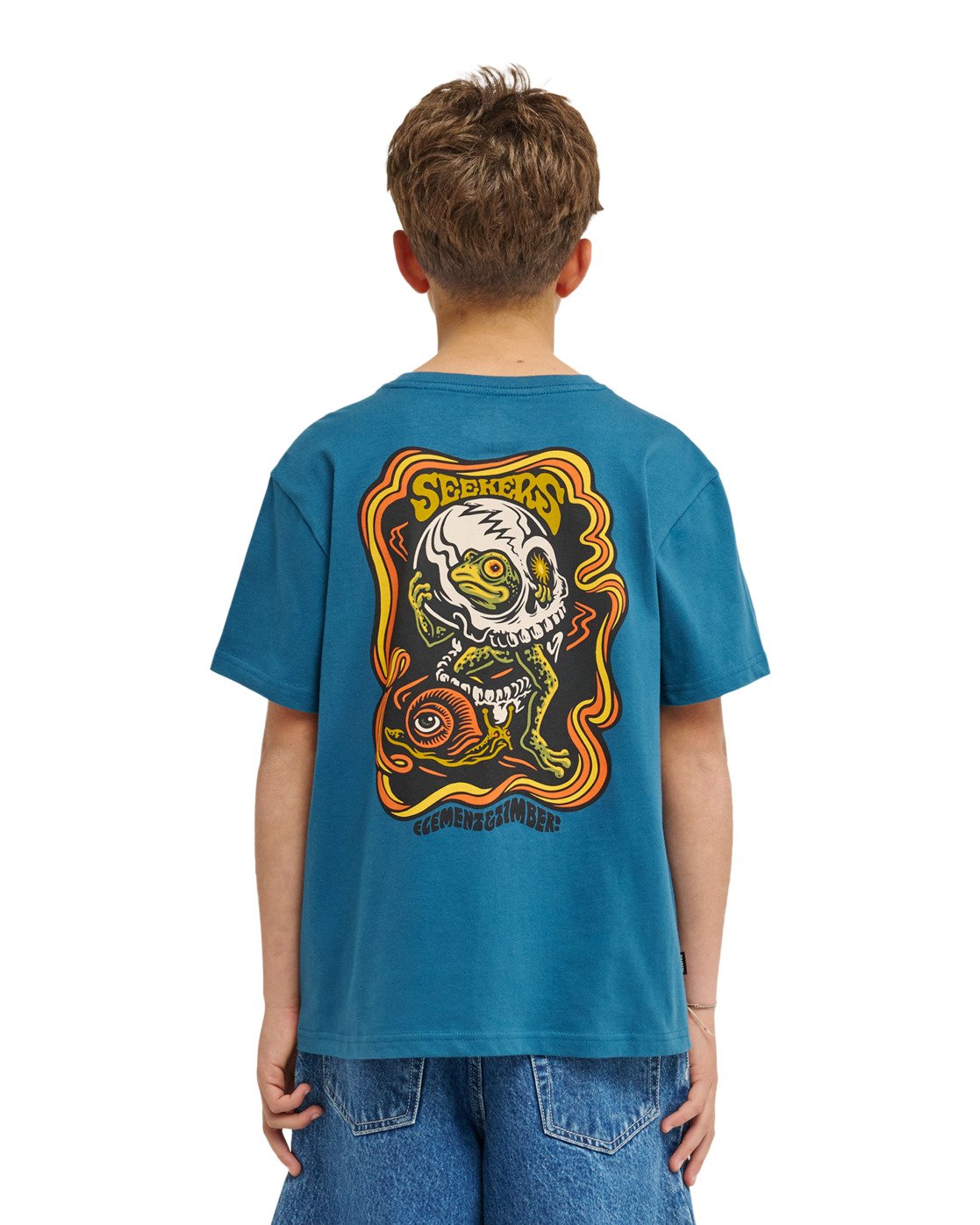 ELEMENT - TIMBER HERMIT YOUTH TEE - MALLARD BLUE