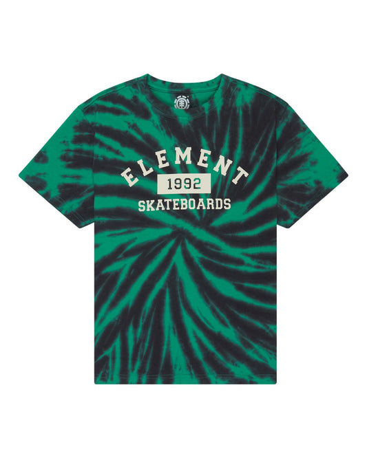 ELEMENT - HOME TEAM TYE DIE YOUTH TEE - FIR GREEN