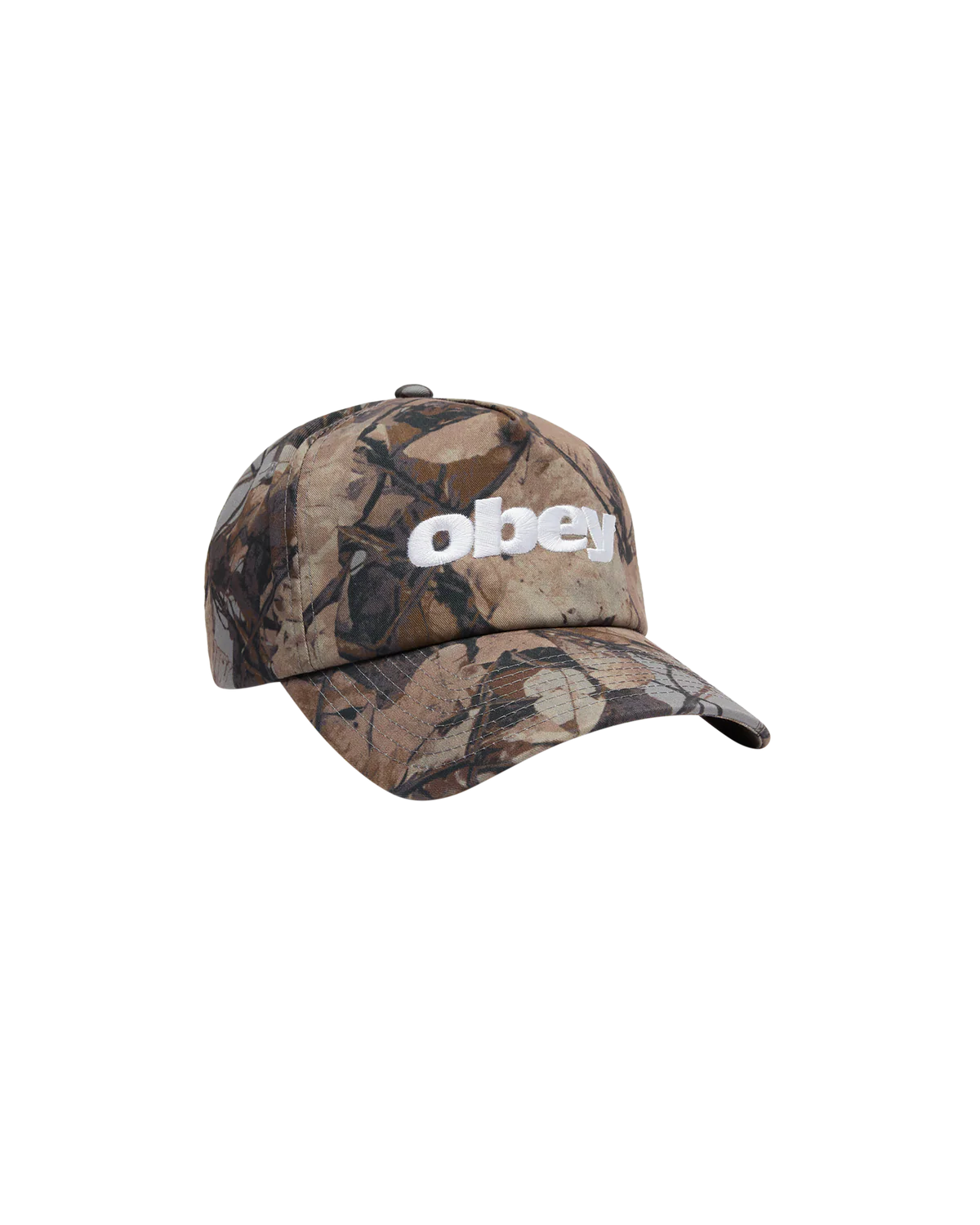 OBEY - DELTA 5 PANEL STRAPBACK -  FENCE CAMO MULTI