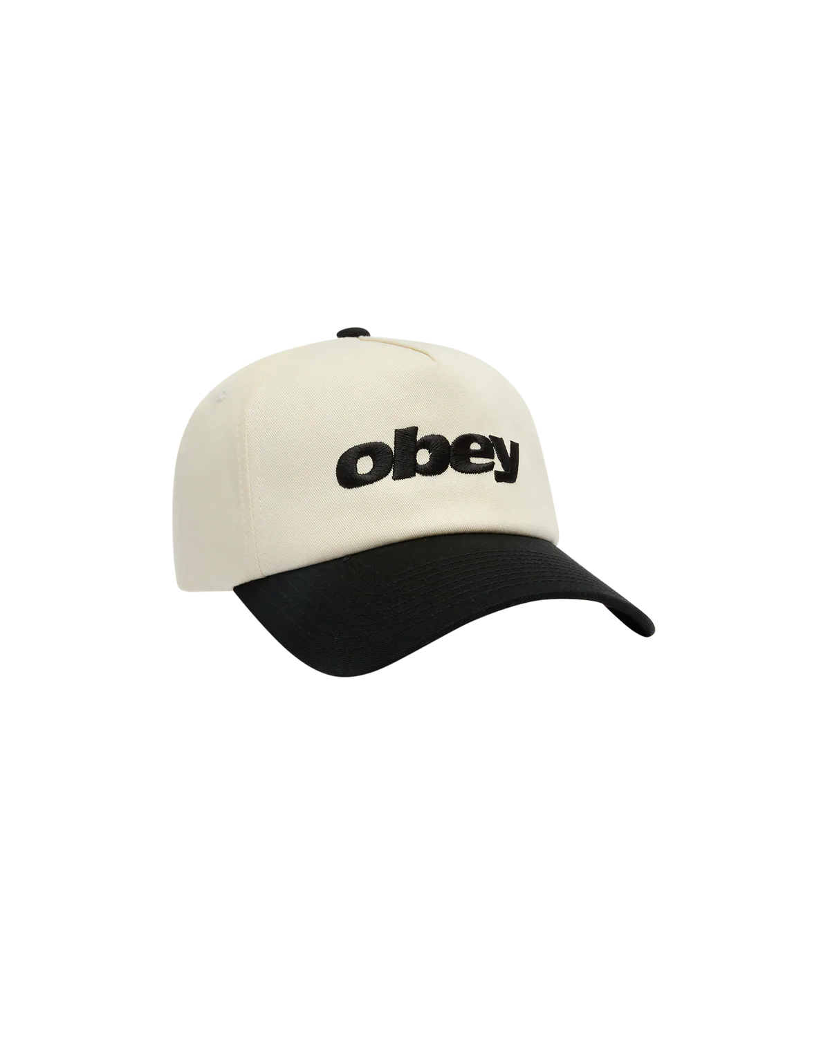 OBEY - DELTA 5 PANEL SNAPBACK - BLACK MULTI