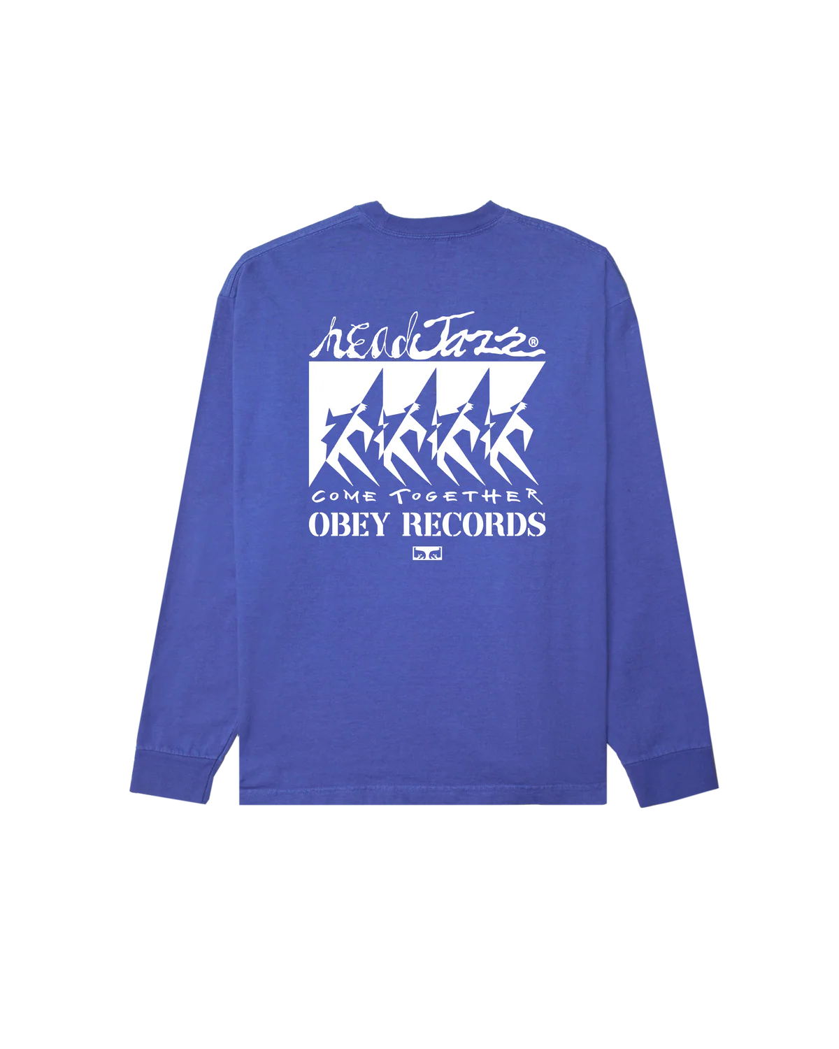 OBEY - COME TOGETHER LS TEE - PIGMENT ELECTRIC INDIGO